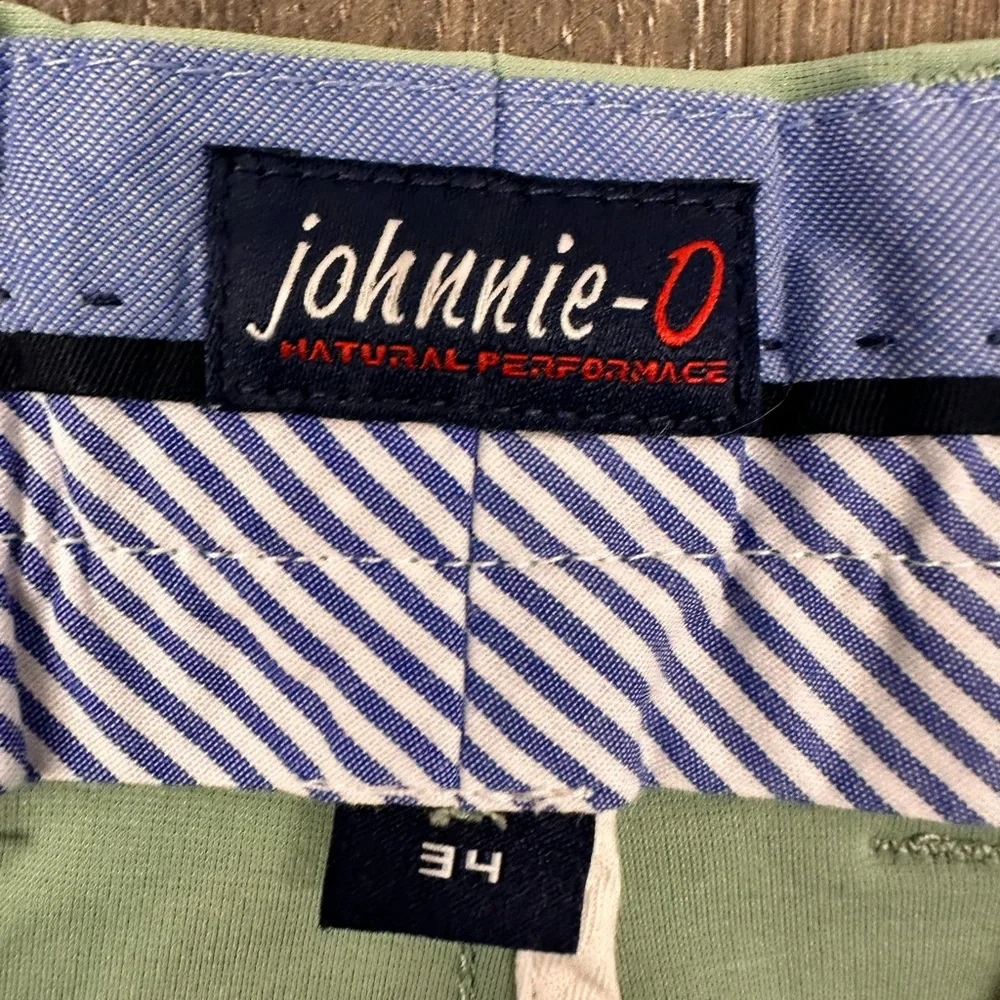 Johnnie-O Jupiters Stretch Cotton Performance Golf Shorts Sz 34